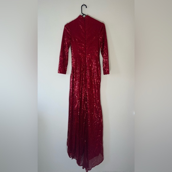 Red Sequin Gown - Picture 3 of 5